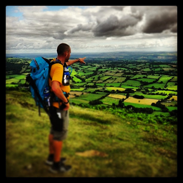 The route from Hay on Wye to Welshpool