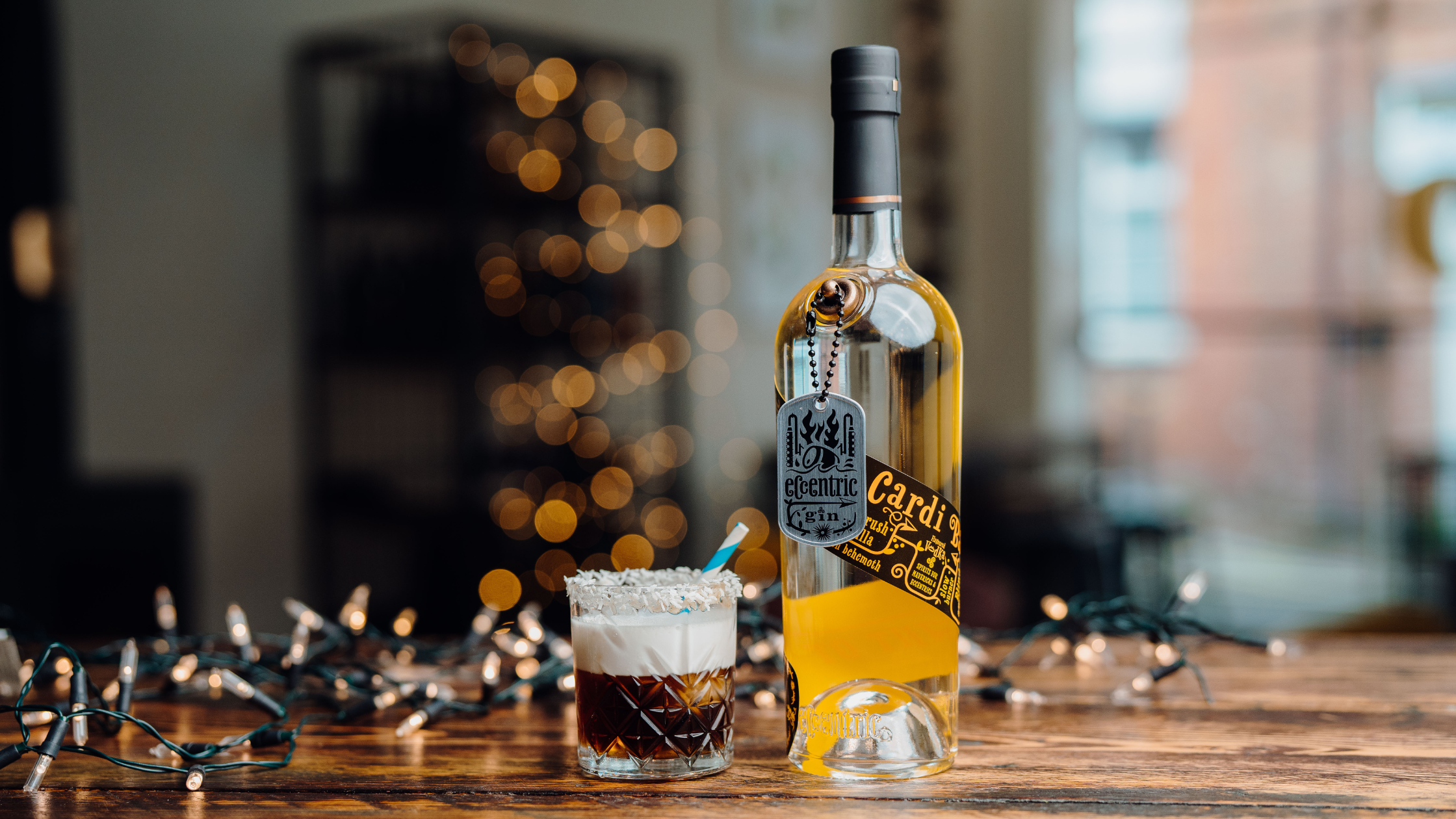 A coconut Russian cocktail made with In the Welsh Wind vodka