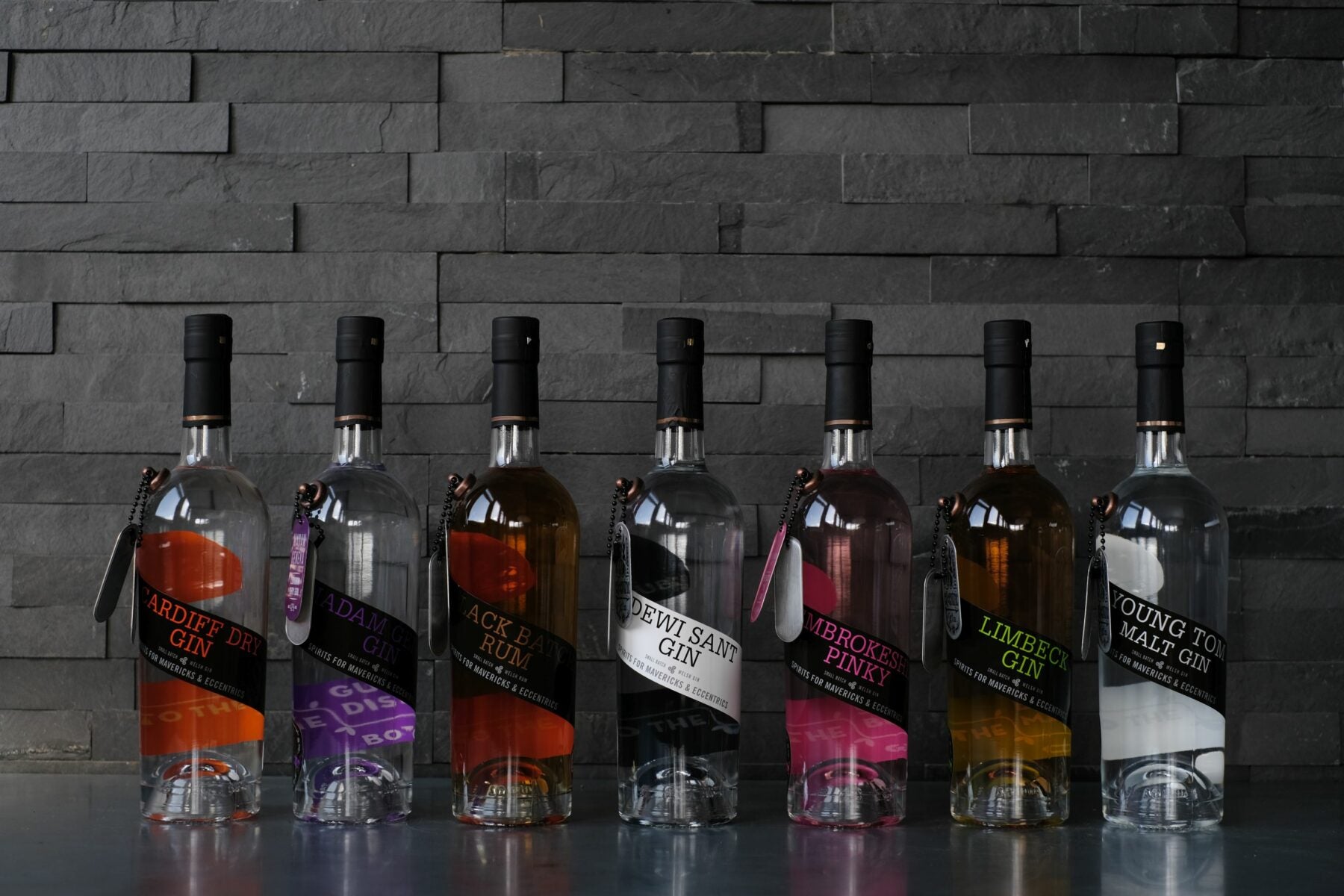 The In the Welsh Wind Eccentric gin range