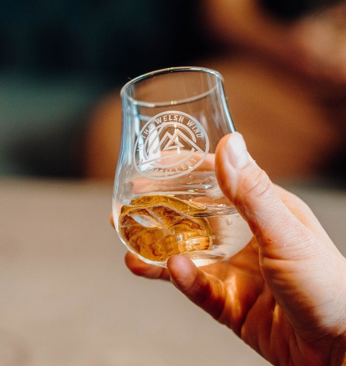 A gin tasting at In the Welsh Wind distillery