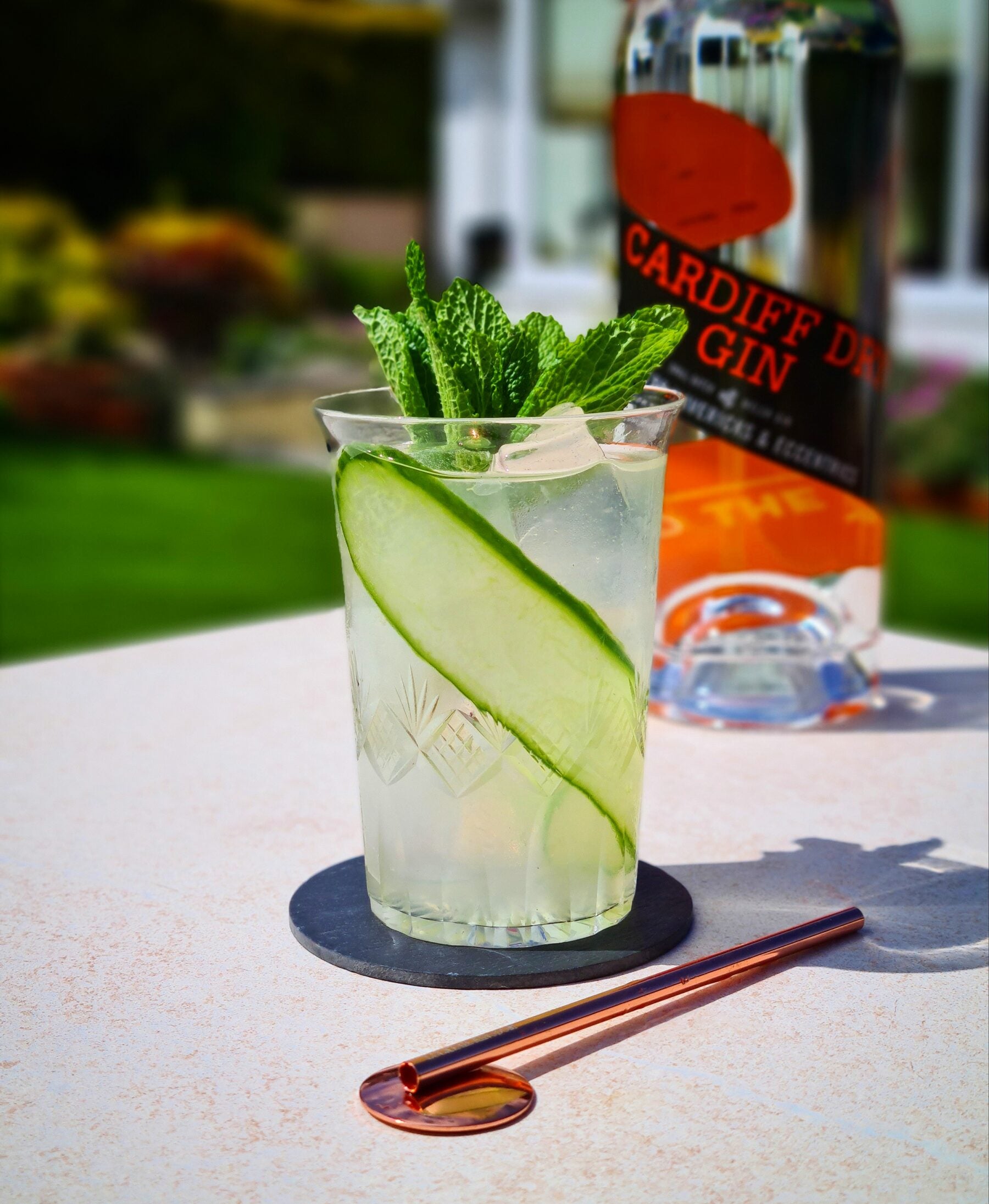 A Southside cocktail made with In the Welsh Wind Cardiff Dry Gin