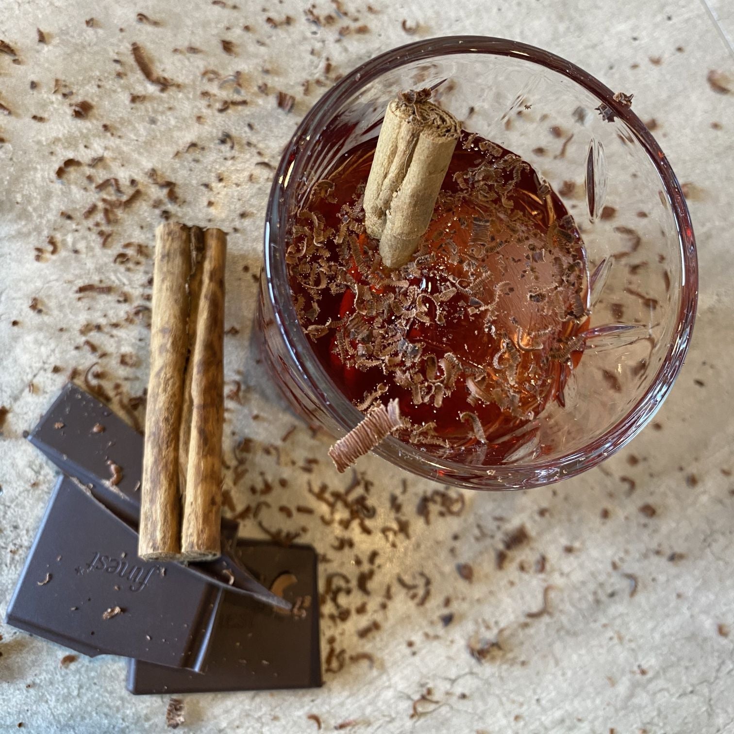 A Negroni made with In the Welsh Wind spirits
