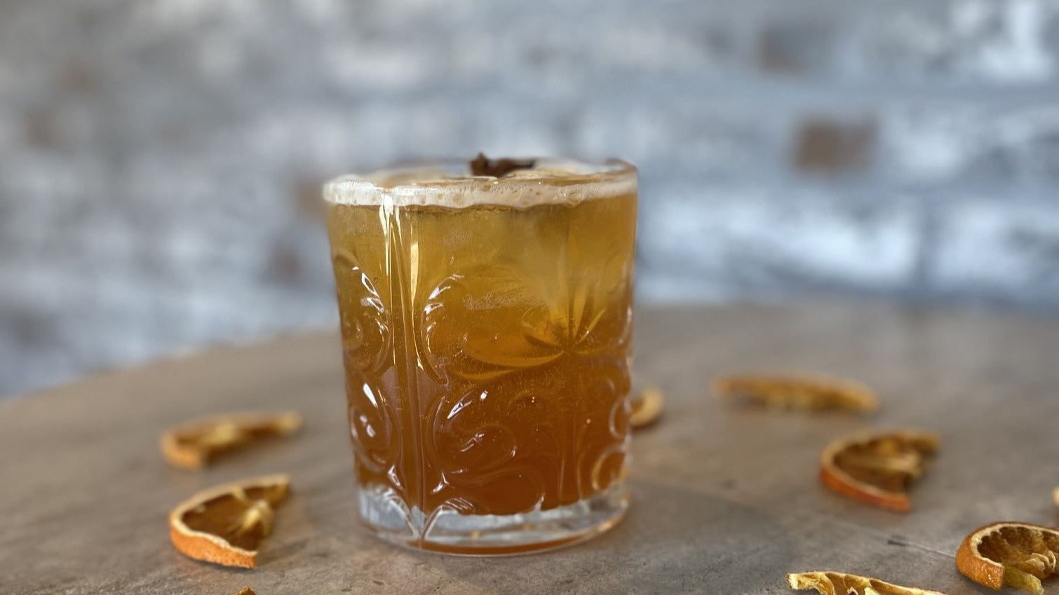 A Runner's Revival cocktail made with In the Welsh Wind spirits