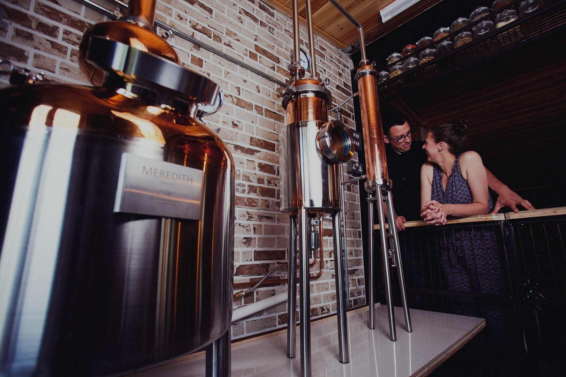 In the Welsh Wind distillery in west Wales