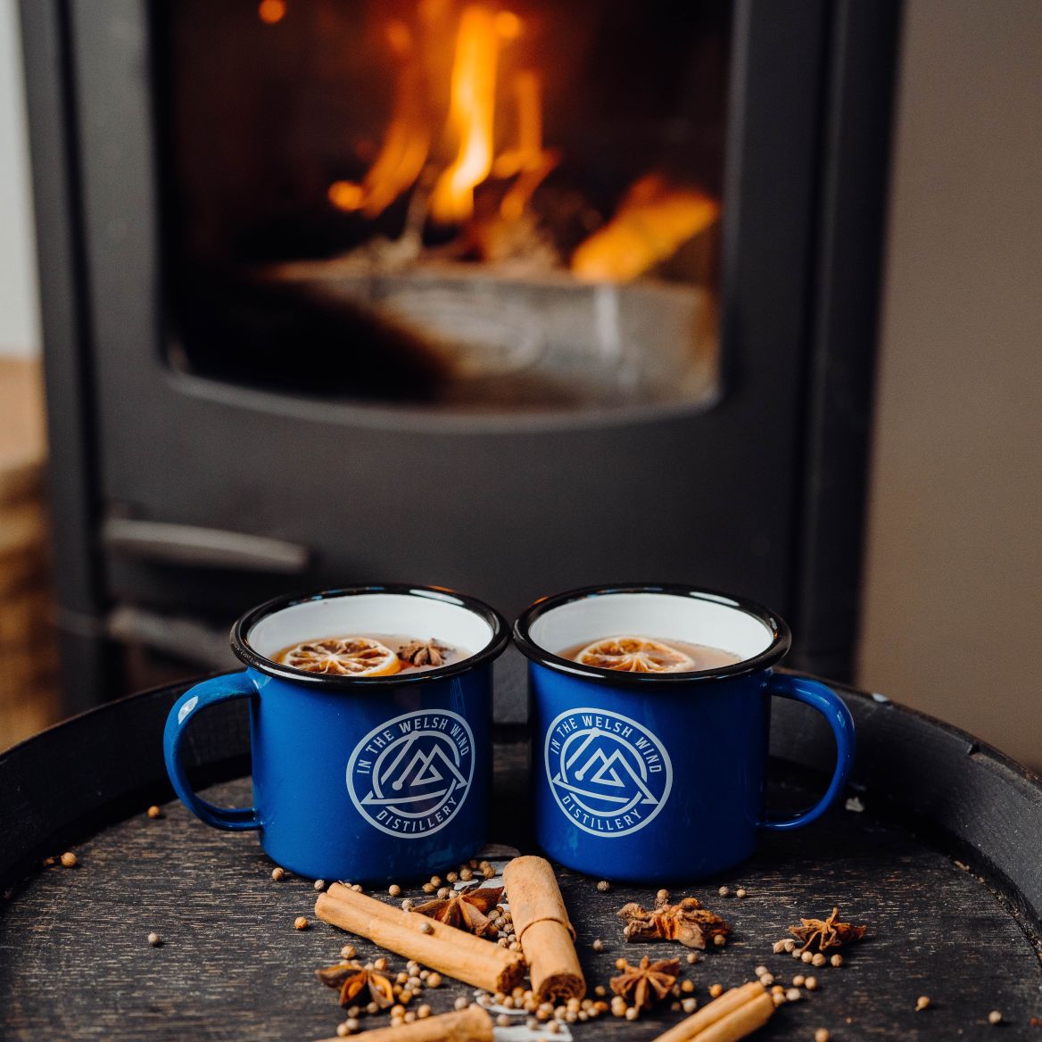 Warm up with Mulled Welsh Gin or Rum!