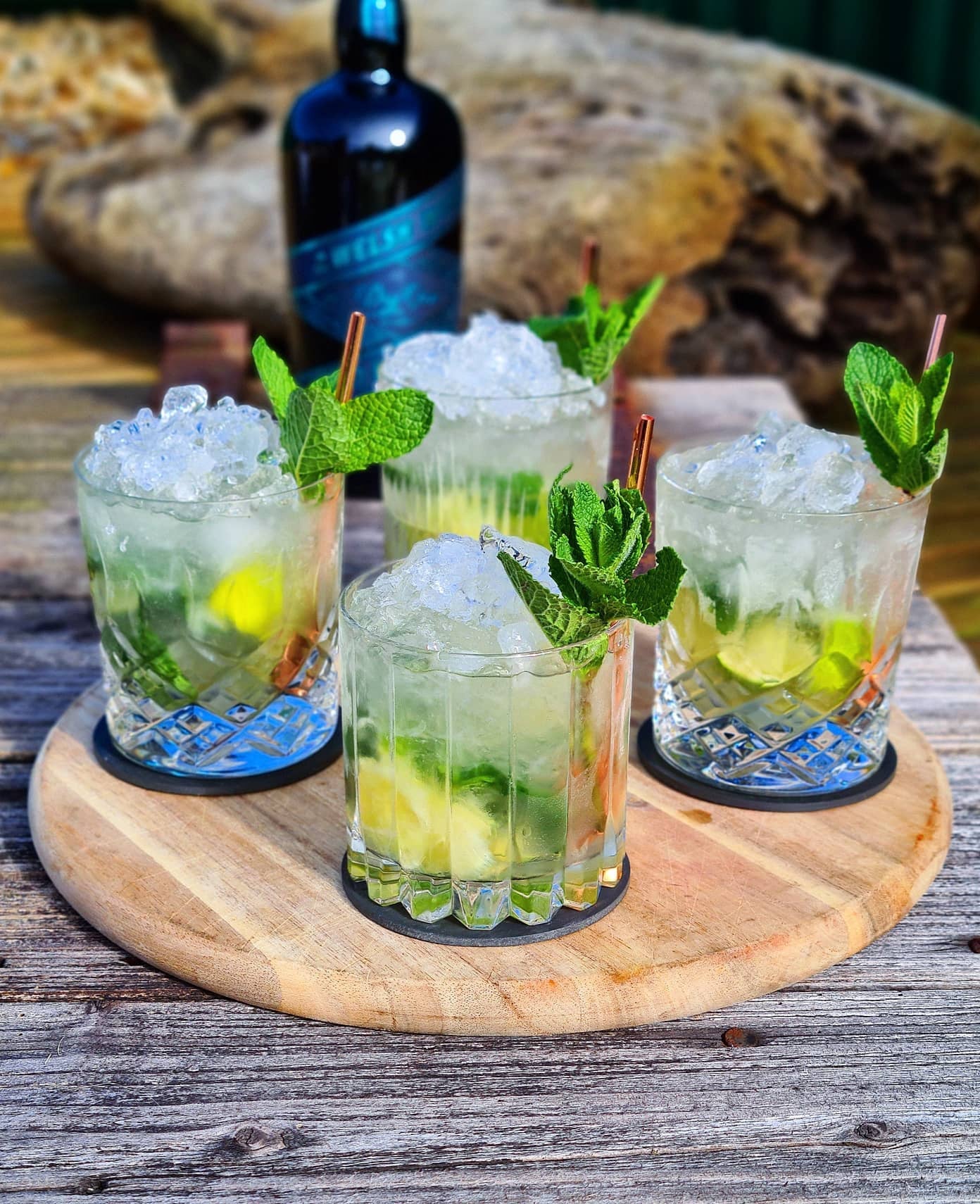 A spiced gin mojito made with In the Welsh Wind gin