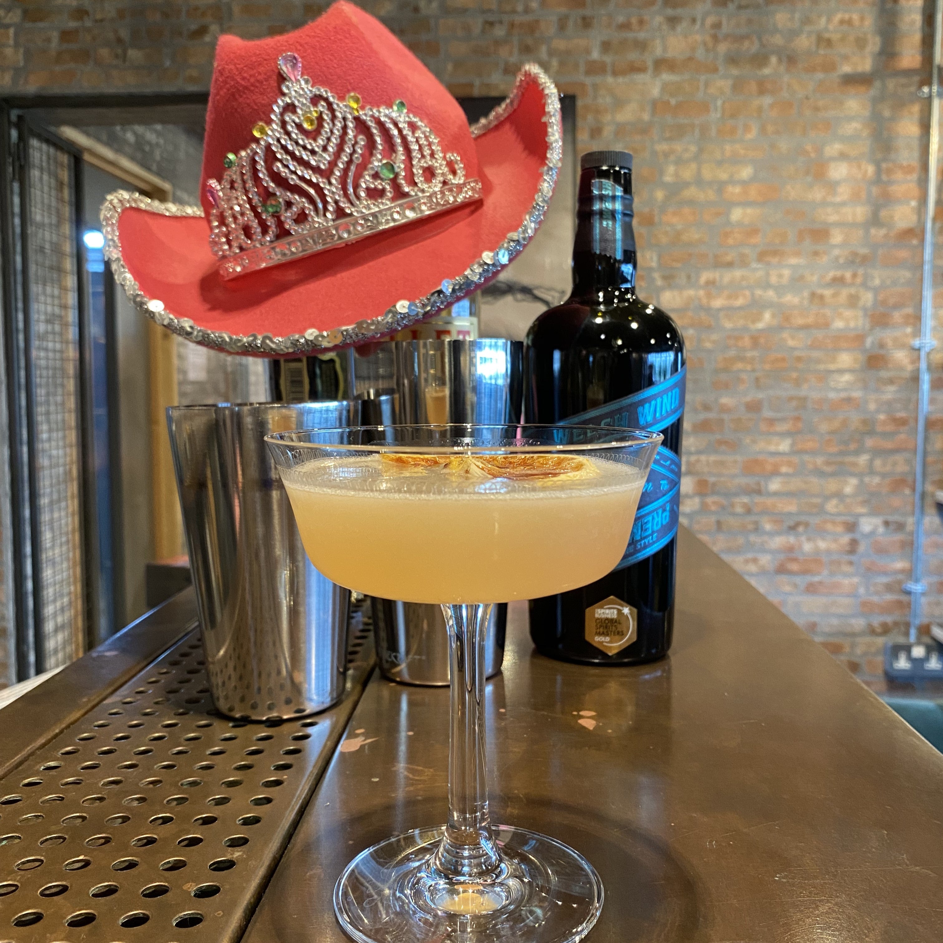 A Welsh Blonde cocktail made with In the Welsh Wind spirits