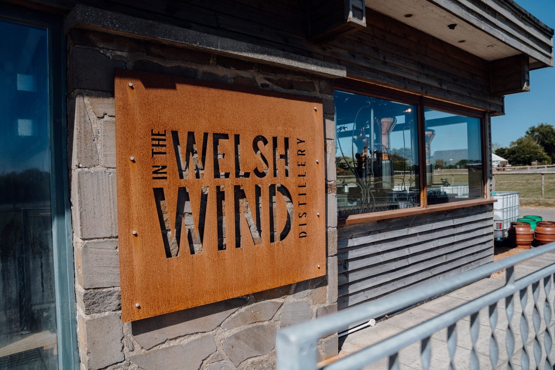 The exterior of In the Welsh Wind distillery