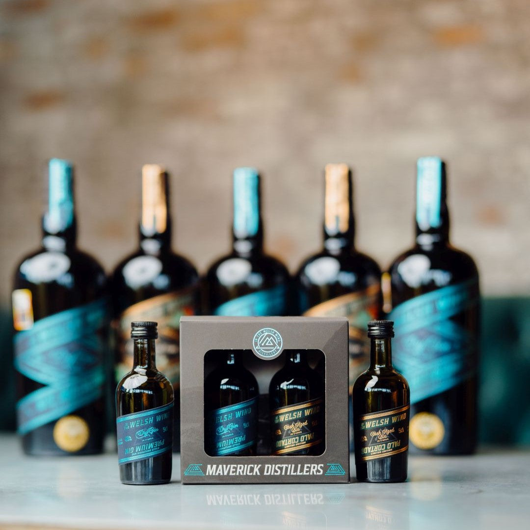 An In the Welsh Wind gin gift box