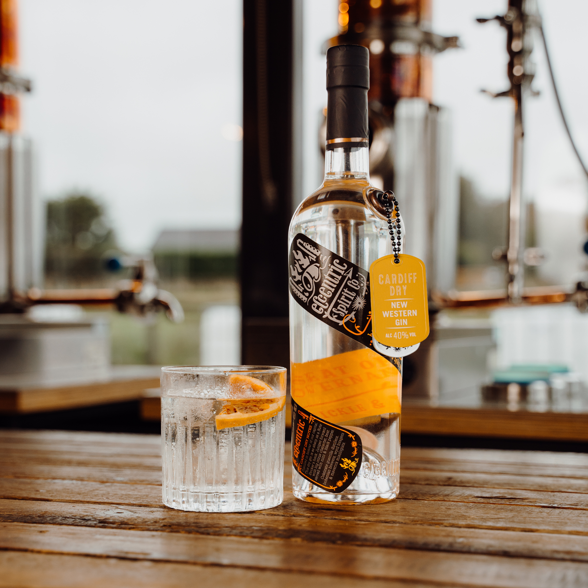 Cardiff Dry Welsh gin by Eccentric Spirit Co, 70cl