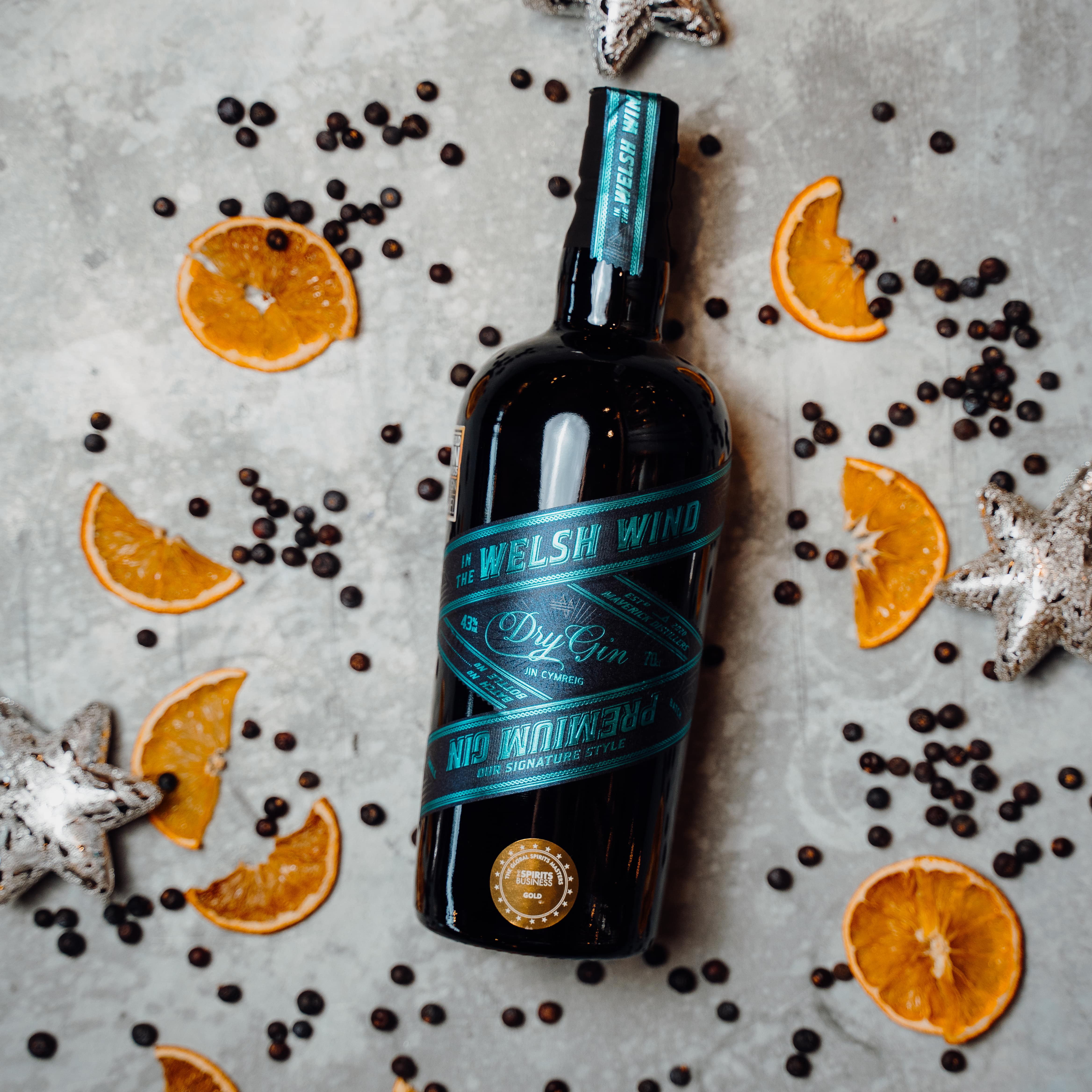 Signature Style Welsh dry gin by In the Welsh Wind, 70cl