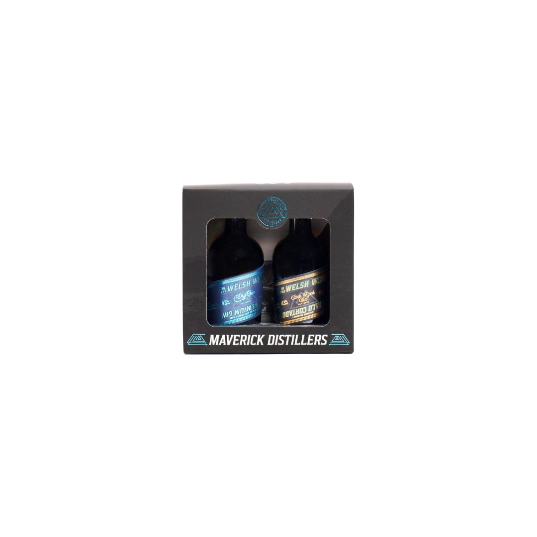 In the Welsh Wind gin miniatures gift box