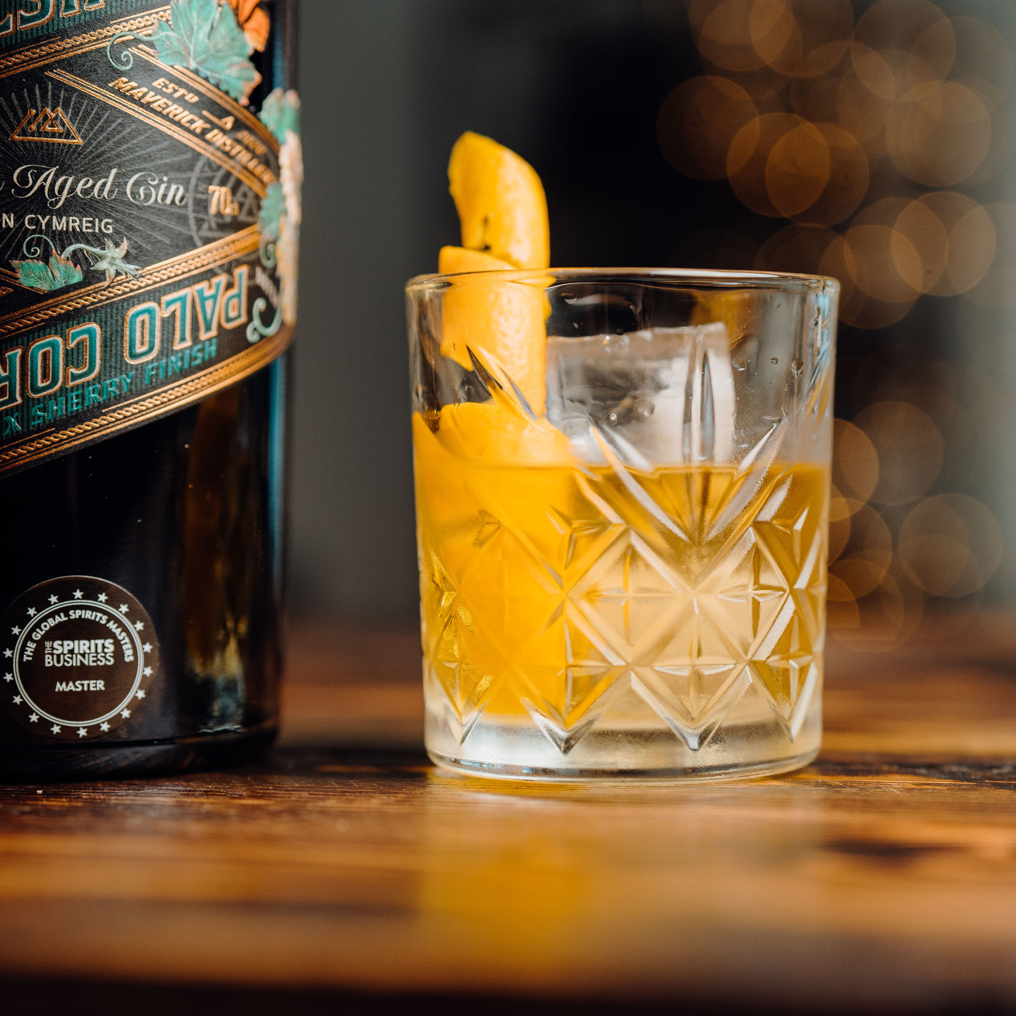 Saffron Gin Old Fashioned